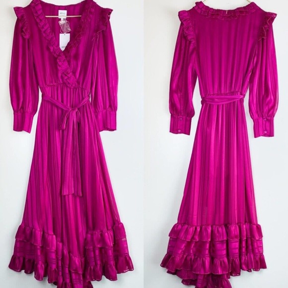 Misa Los Angeles Gabriella Dress In Fuchsia S OFFERS WELCOME - Picture 2 of 8